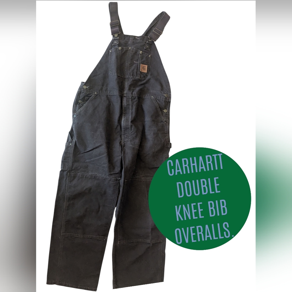 Brown Bib Overalls.